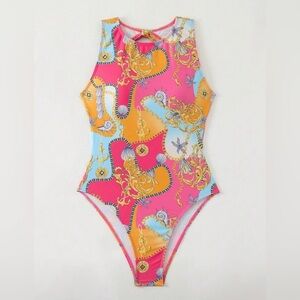 🟡5/$25 DEAL! Colorful Patterned Swimsuit
